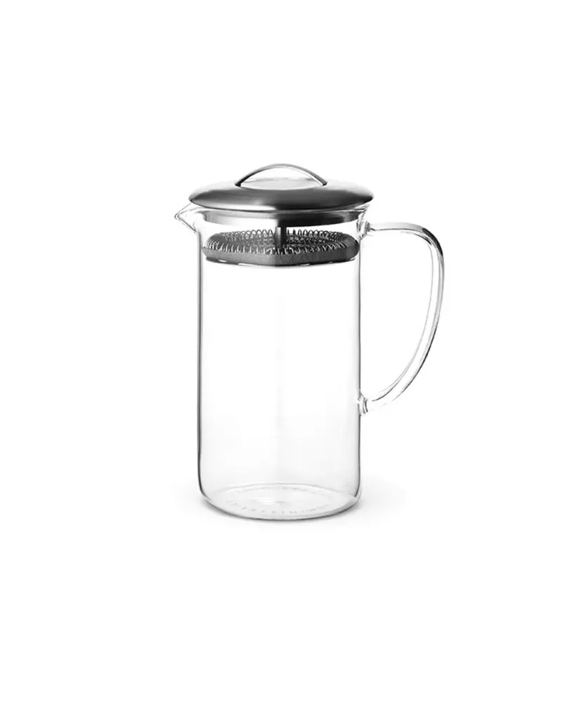 0.6-Liter Glass Tea Infuser With Stainless Steel Filter 1