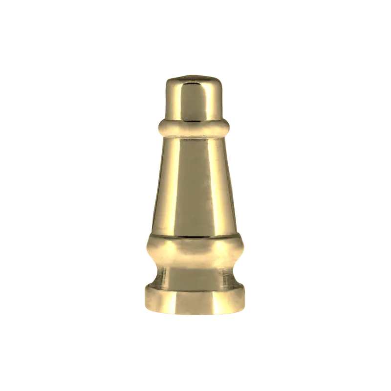 2.2Mm Polished Brass Steeple Finial 1
