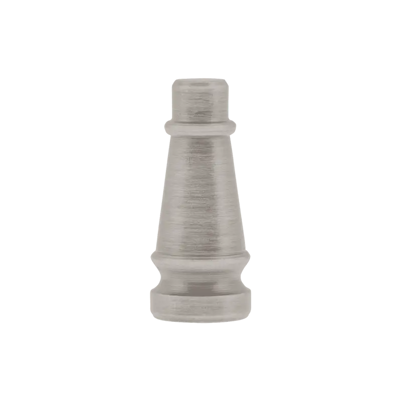 2.2Mm Satin Nickel Steeple Finial 1