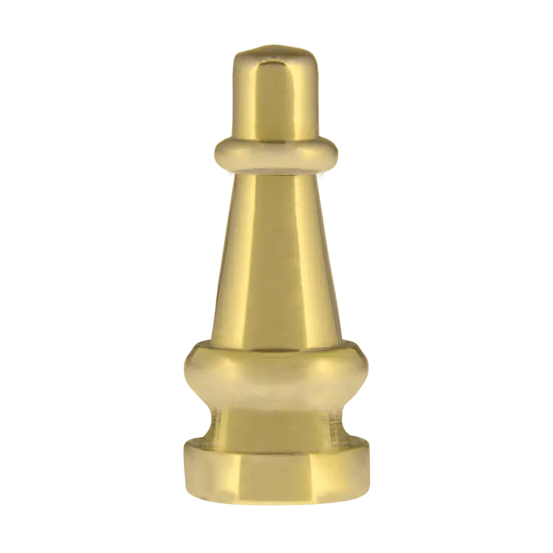 3.4Mm Polished Brass Steeple Finial 1