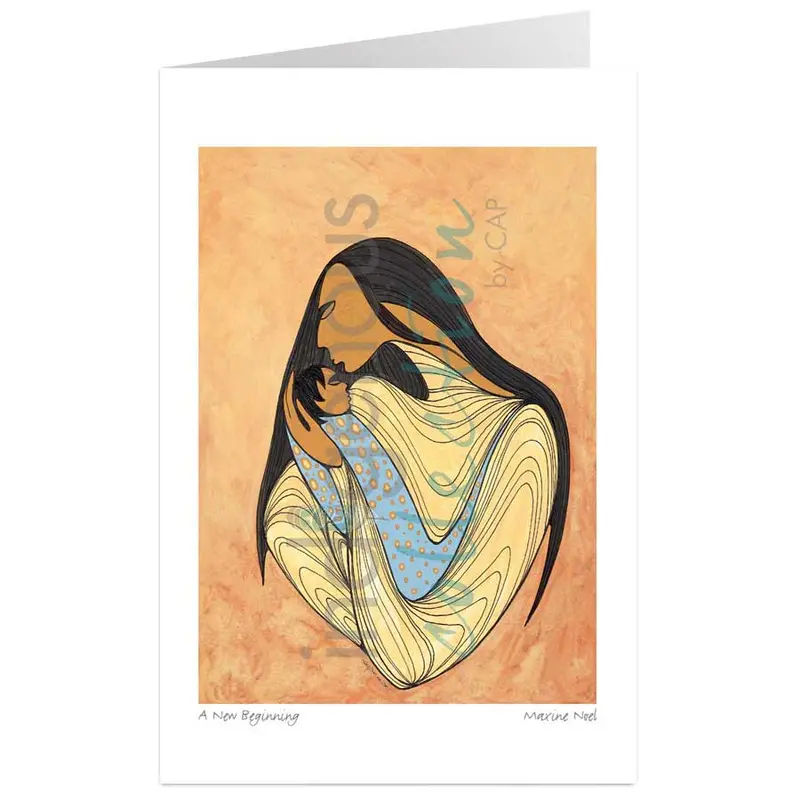 A New Beginning Indigenous Art Card By Maxine Noel 1