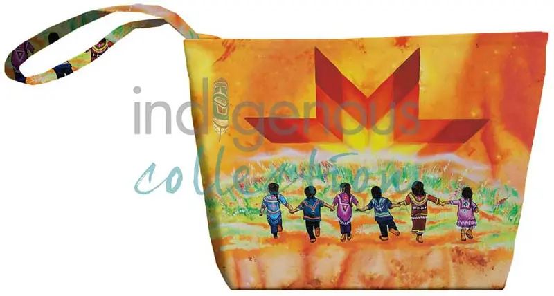 Always In Our Hearts Zippered Tote Bag Featuring Original Art By Shawna Boulette Grapentine 1