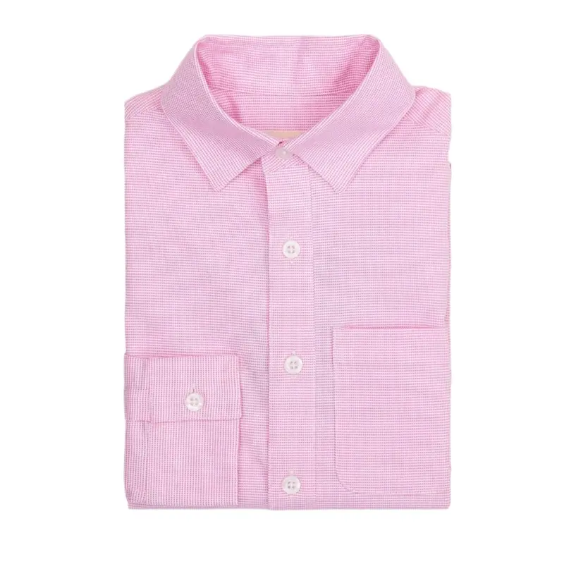 Appaman Boys' Soft Pink Solid Dress Shirt – F8Sta 1