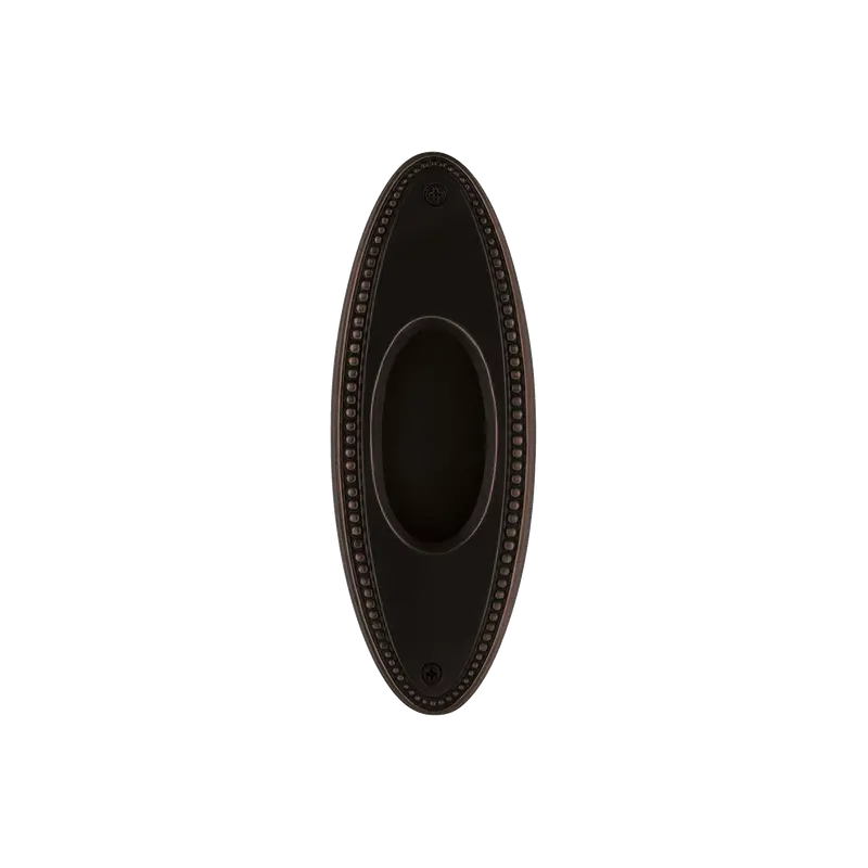 Beaded Flush-Mount Pull – Timeless Bronze 1