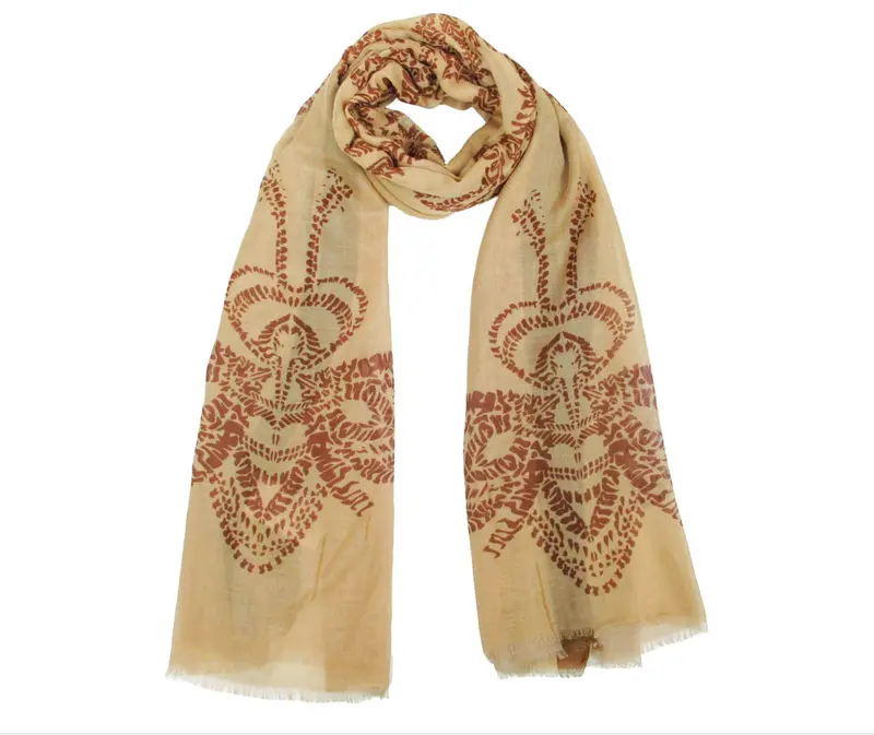 Bee-Lieve Eco Scarf – Sustainable Fabric Art By Cree Artist Pat Bruderer 1