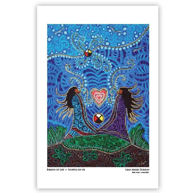 Breath Of Life Indigenous Art Card By Leah Dorion 1