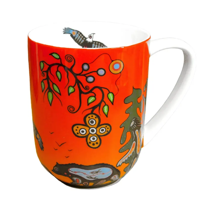 Cody Houle'S "Seven Grandfather Teachings" Ceramic 16 Oz Mug 1