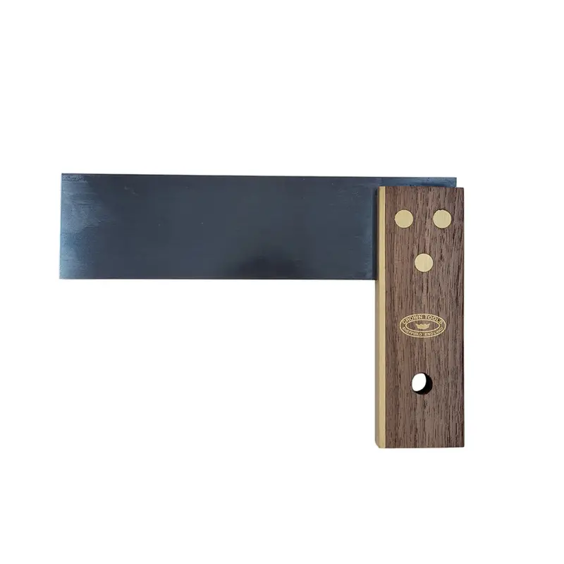Crown 6-Inch Walnut Try Square – 152Mm Layout Tool 1