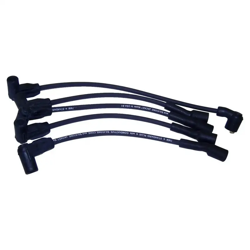 Crown Automotive Ignition Wire Set 83502400K For Amc 2.5L Carbureted Engines – Compatible With Jeep Cj-5, Cj-7, Cj-8, Xj Cherokee, And Mj Comanche 1