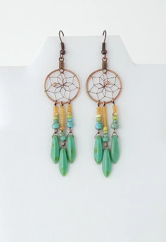 Dreamcatcher-Inspired Earrings Crafted In Canada 1