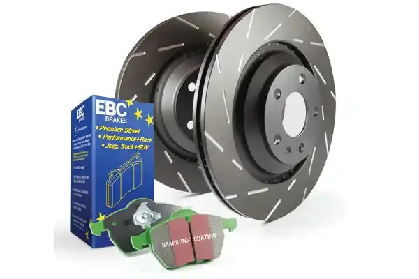 Ebc Slotted Brake Rotors – Quiet-Design Narrow Slots, Part S2Kf1469 1