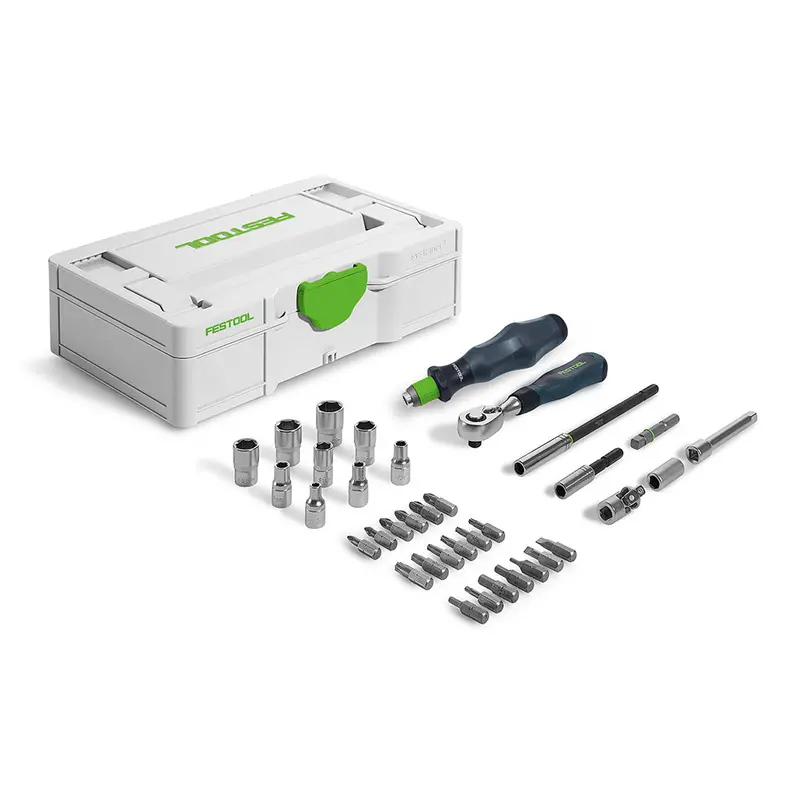 Festool 1/4" Ratchet Tool Set In Sys3 S 76 Systainer 1