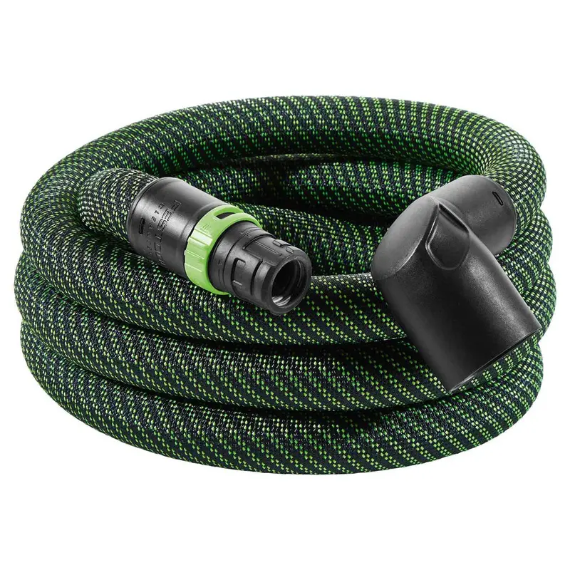 Festool Ct Sys-Compatible Suction Hose – 27 Mm × 3 M With 90° As Fitting 1