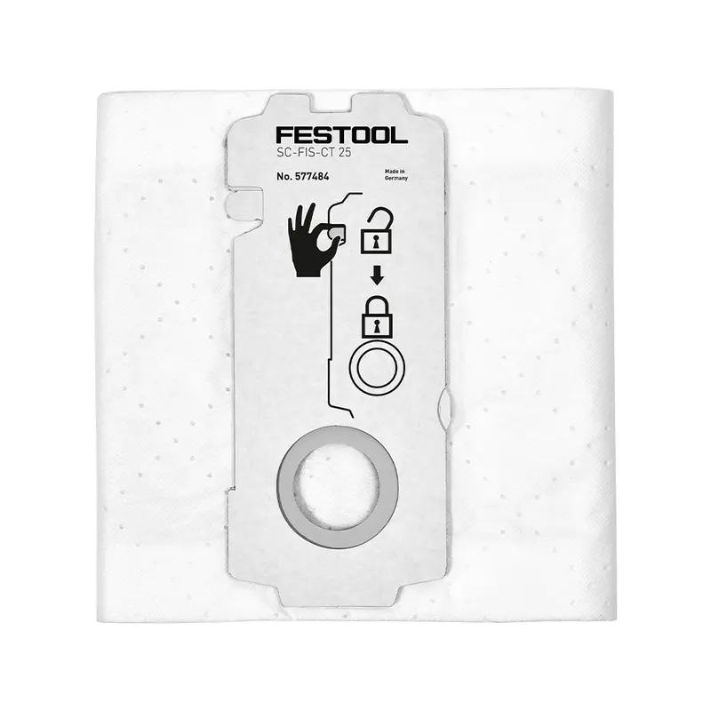 Festool Selfclean Filter Bags Sc-Fis-Ct 25 (5-Pack) 1