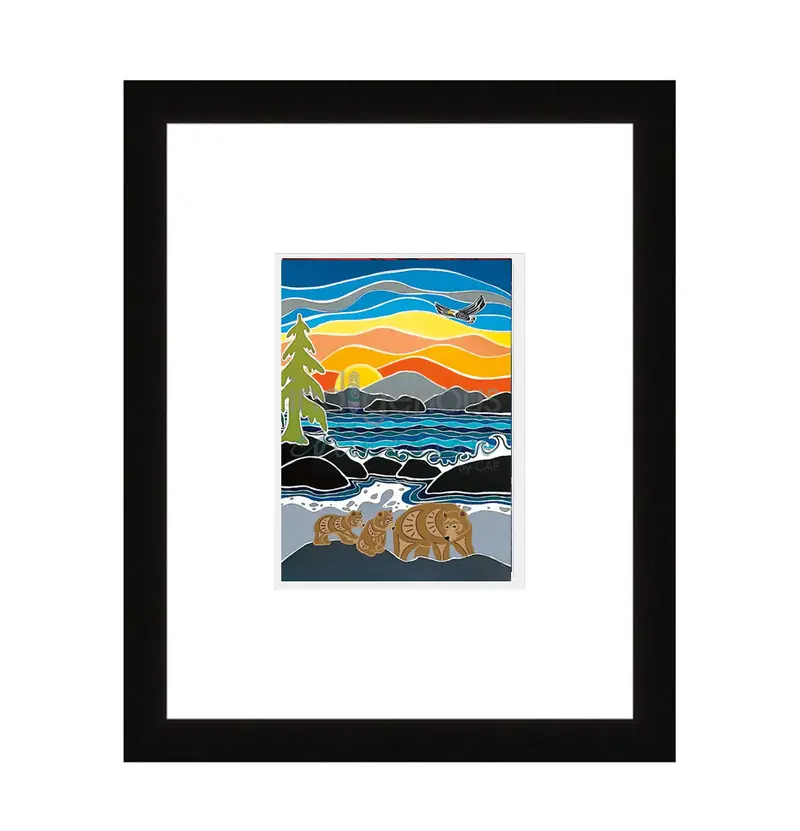 Follow Me Illustrated Art Card By Indigenous Illustrator Shelley Davies 1