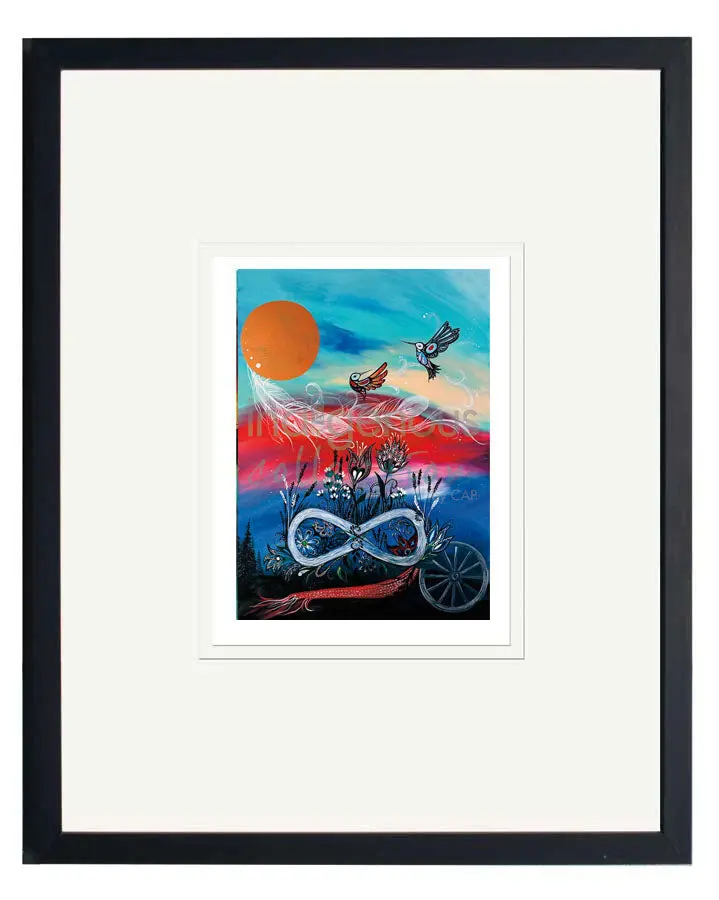 Framed 'Métis Pride' Artwork By Karen Erickson 2