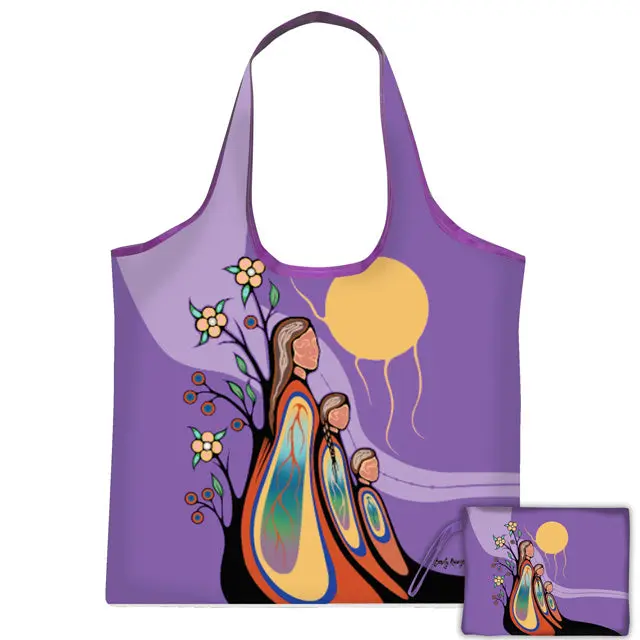 "Gift From Creator" Eco-Friendly Tote Bag By Anishinaabe Artist Emily Kewageshig 1