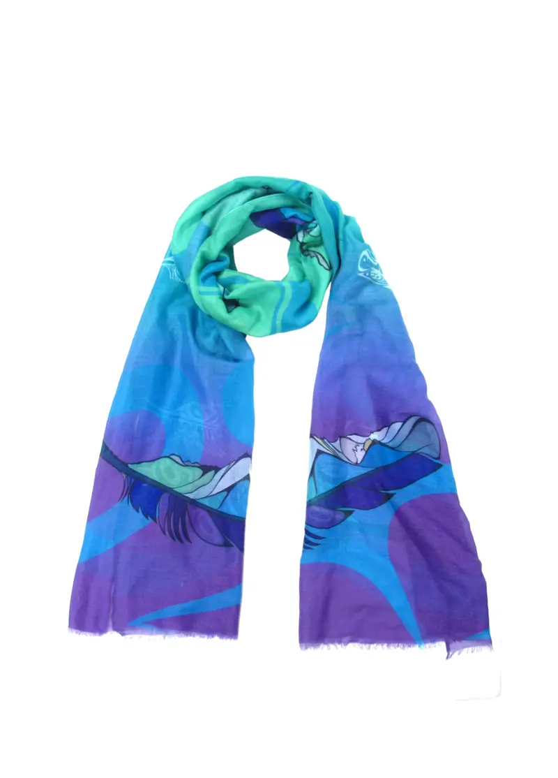 Healing Feather Eco Scarf Created By Michelle Stoney 1