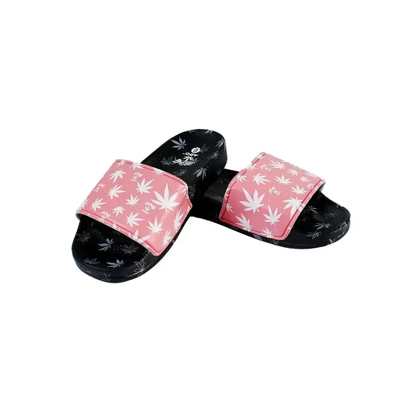 Himpy Slides Men'S Pink Cherry Pie Black Sandal – Single-Pair Pack 1