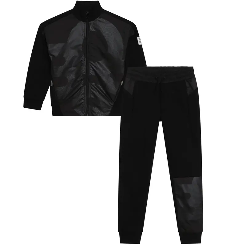 Hugo Boss Boys’ Black Track Suit – Coordinated Jacket And Pants, J28103-09B 1
