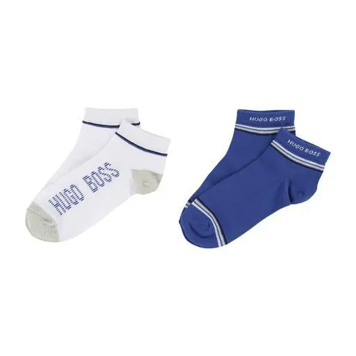 Hugo Boss Boys Cotton Socks – Two-Pack Assortment J20222 7