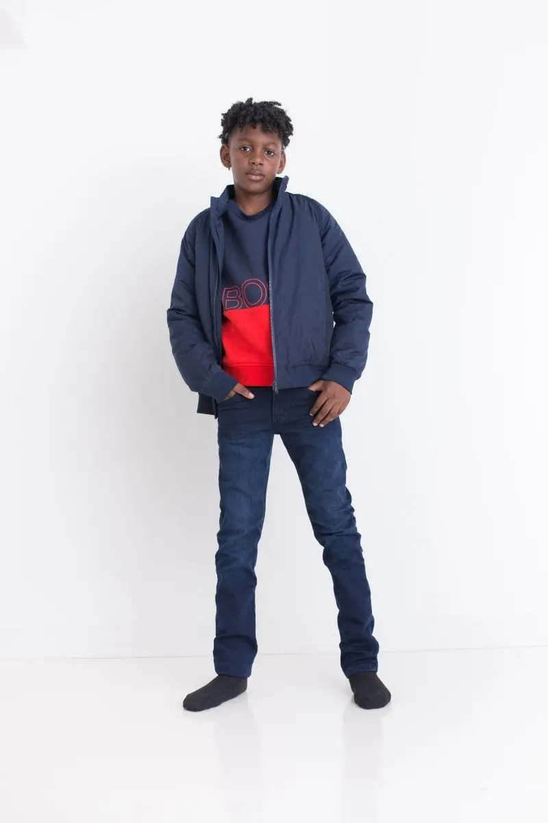 Hugo Boss Boys Fall Jacket – Lightweight Quilted Outerwear 1