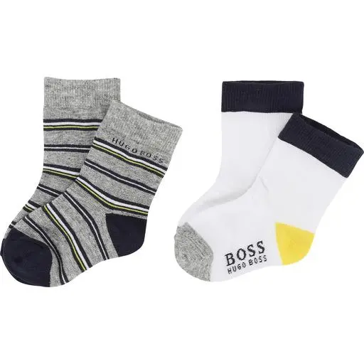Hugo Boss Toddler Cotton Sock Set (2 Pairs) – Style J00080 5