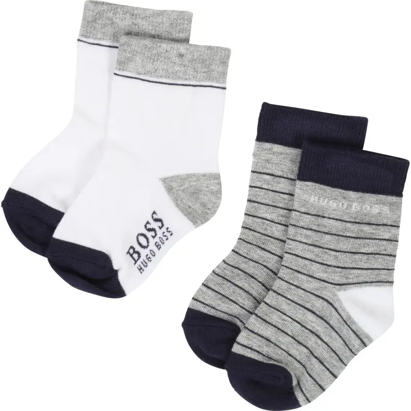 Hugo Boss Toddler Ribbed Cotton Sock Pack – Everyday Wear 1