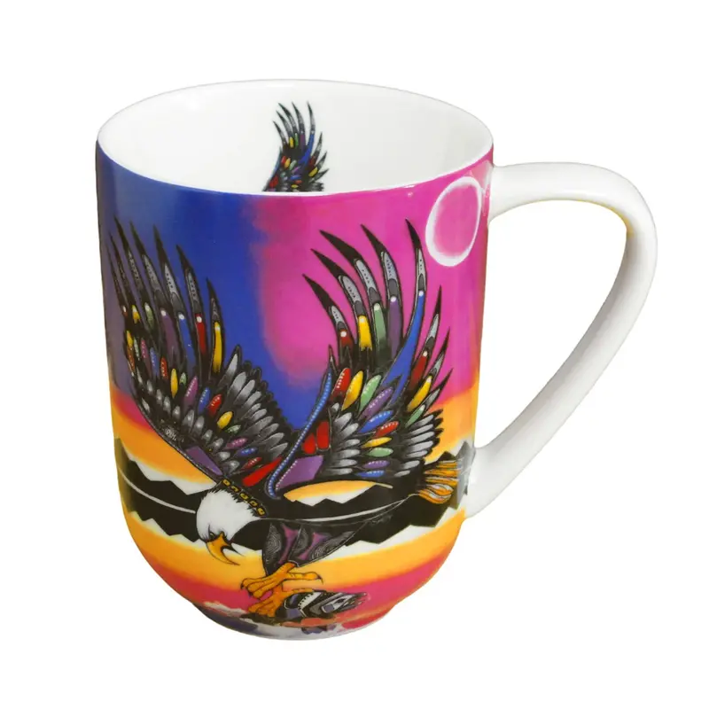 Jessica Somers' "Eagle" Ceramic Mug – Indigenous Symbolism & Craft 1