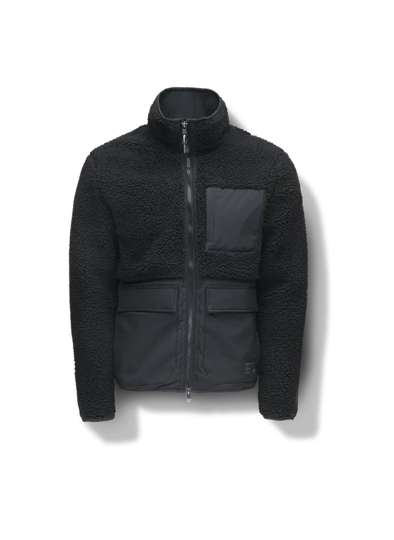 Kepler Berber Fleece Zip-Front Sweater For Men 1