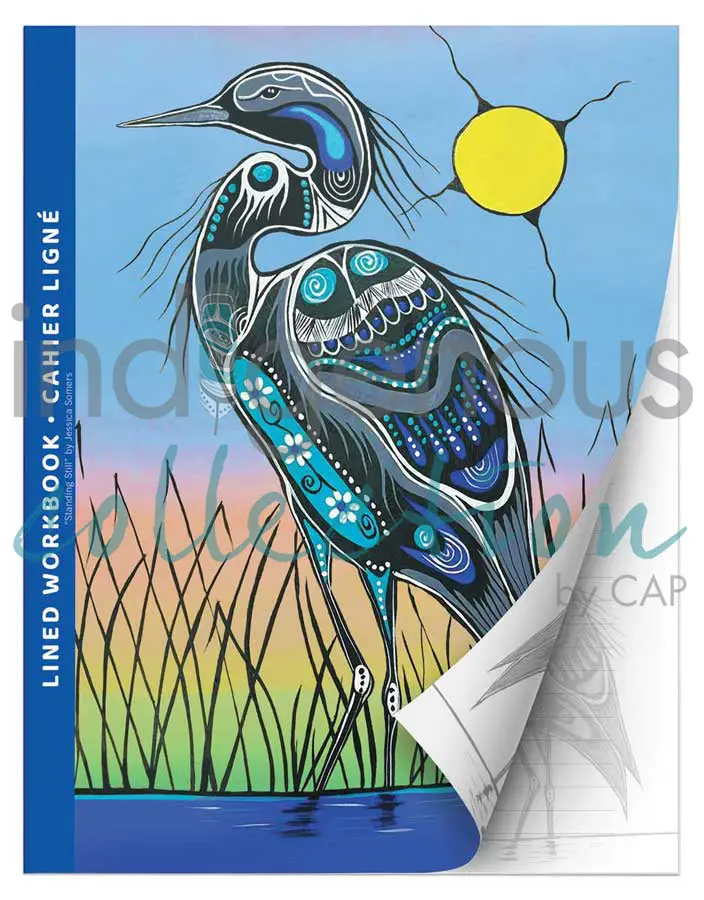 Lined Notebook Featuring Art By Jessica Somers (Ojibwe) 1