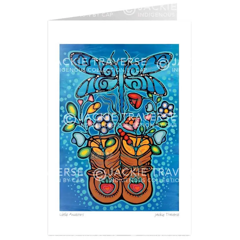 Little Ancestors Art Card – Original Design By Jackie Traverse 1