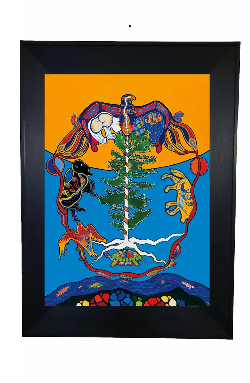 Love – The Great Tree Native American Art Print By Kristy Cameron