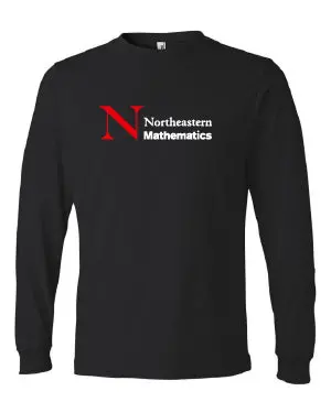 Math Department Black Long-Sleeve T-Shirt 1