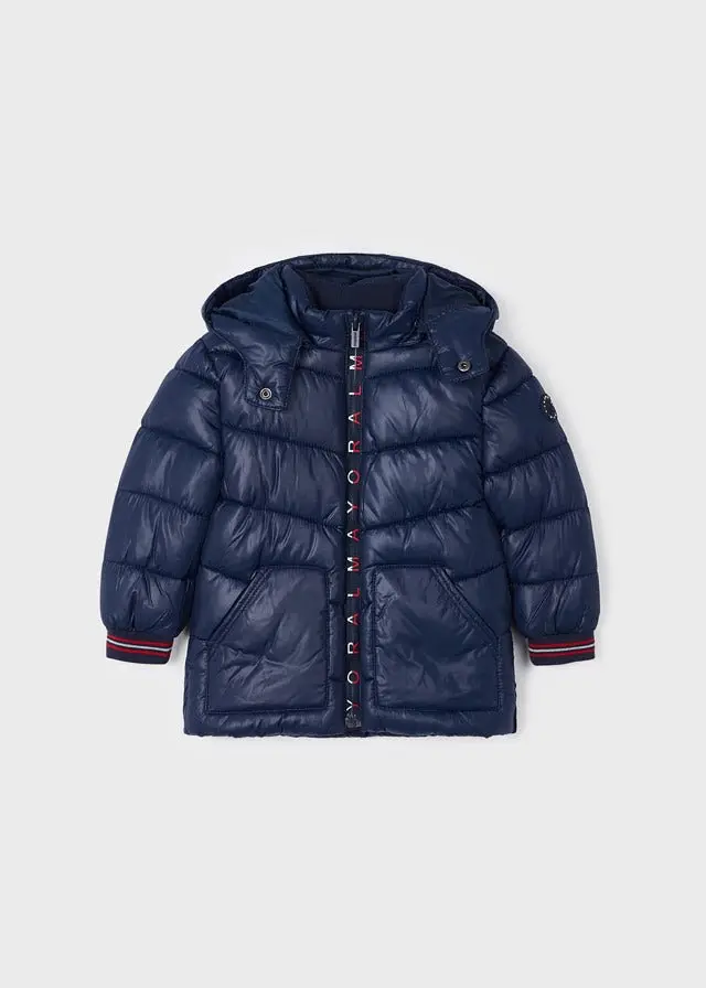 Mayoral Insulated Navy Baby Puffer Coat 1