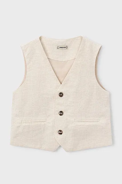 Mayoral Mini Boys Sleeveless Cotton Vest 1