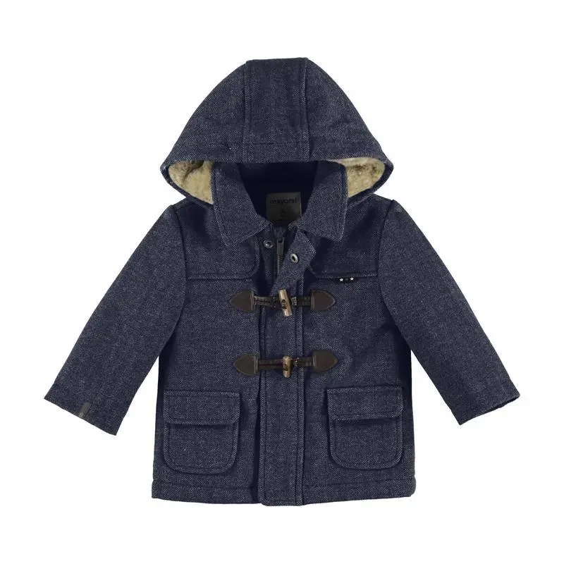 Mayoral Water-Resistant Baby Trench Coat With Belt Detail 1