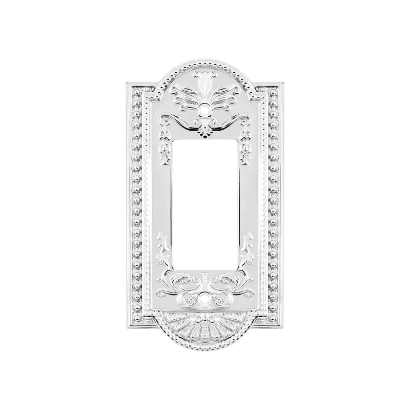 Meadows Single-Rocker Switch Plate – Bright Chrome Finish 1
