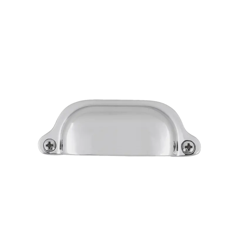 Medium Farmhouse Cup Pull In Bright Chrome 1