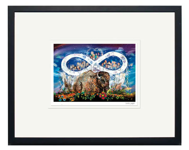 Métis People Heritage Art Print By Carla Joseph 2