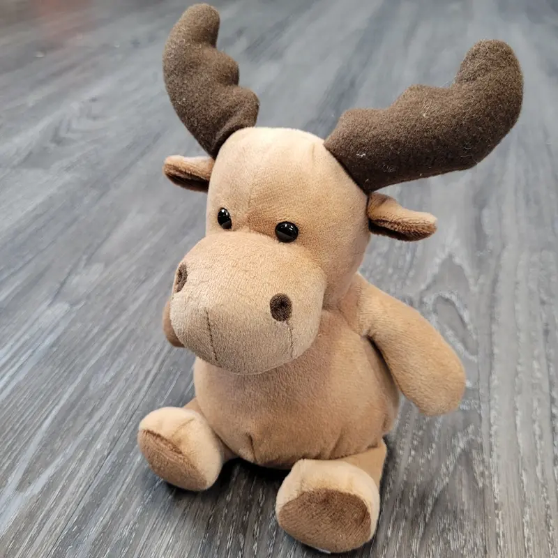 Mini Moose Plush Toy – Adorable Native-Inspired Stuffed Animal 1
