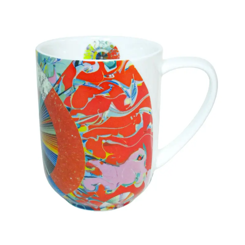 Morning Star Ceramic Mug (16Oz) By Celebrated Indigenous Artist Alex Janvier 1