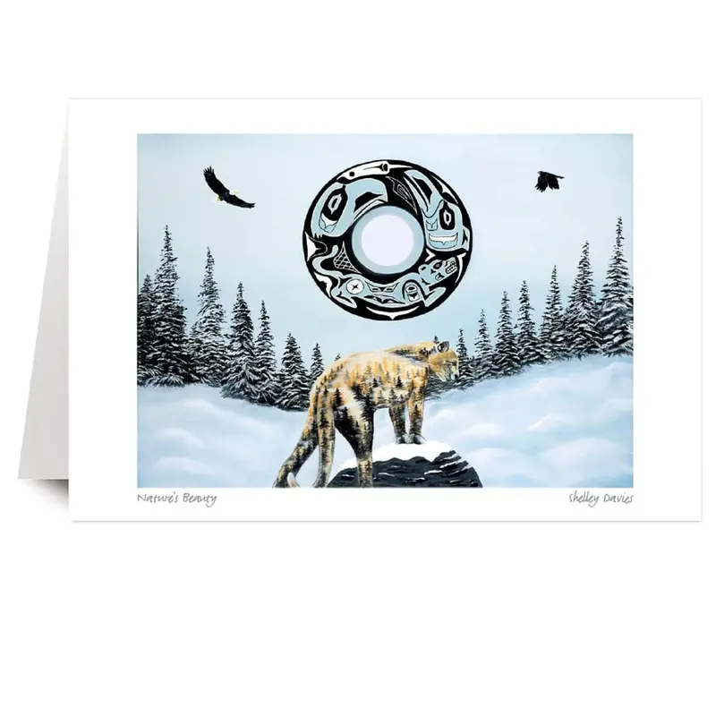 Nature’S Beauty Art Print By Shelley Davies, Indigenous Canadian Artist 1