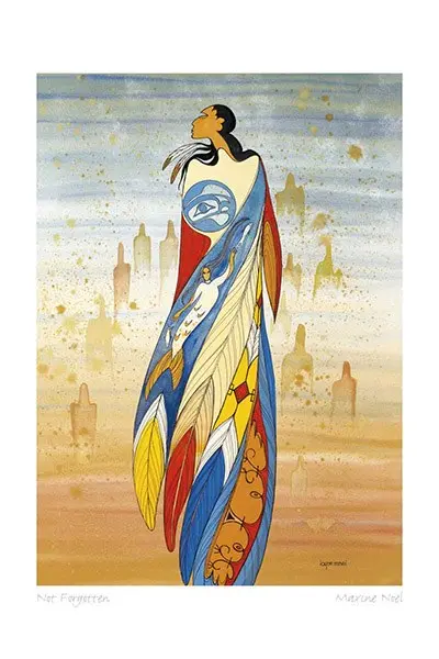Not Forgotten Indigenous Art Print By Maxine Noel