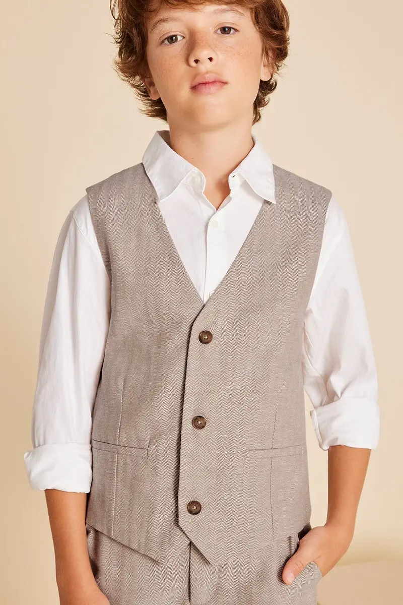 Nukutavake Boys’ Traditional Vest – Style 6346 1