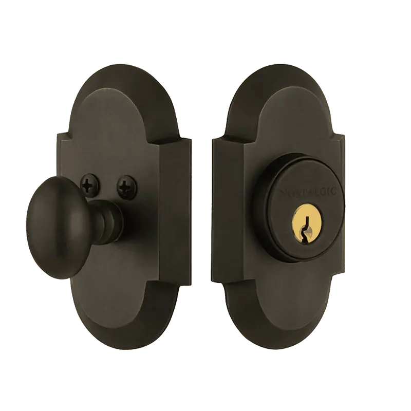 Oil-Rubbed Bronze Single-Cylinder Deadbolt For Cottage-Style Doors 1