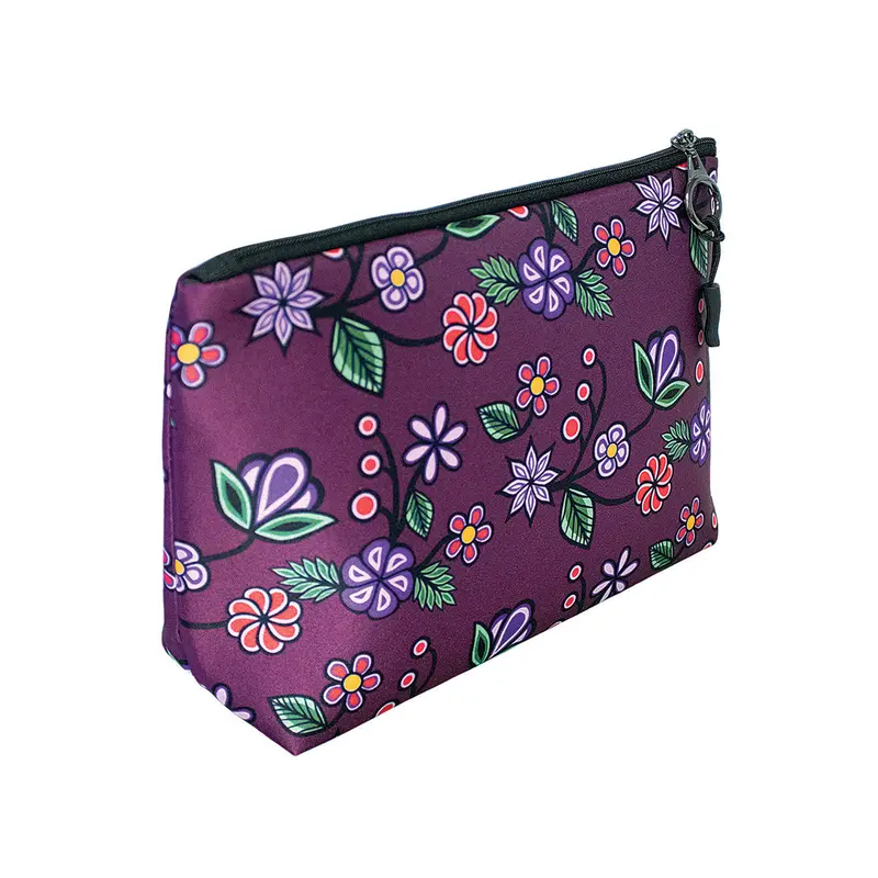 Ojibwe Florals Handy Pouch – Designed By Anishinaabe Artist Storm Angeconeb 1