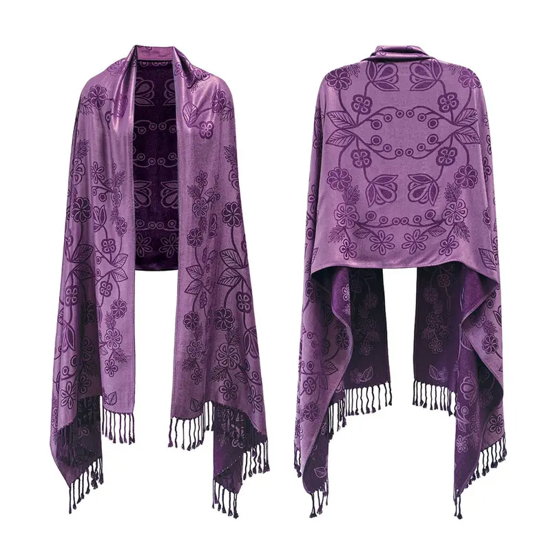 Ojibwe Florals Shawl – Original Artwork By Storm Angeconeb 1