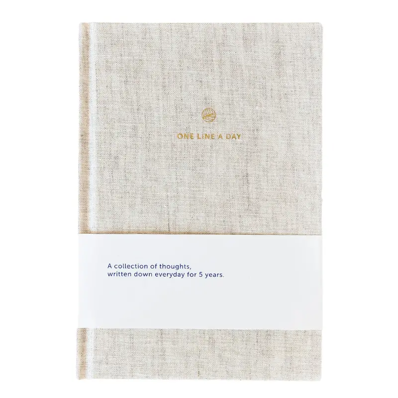 One Line A Day Journal In Linen 1