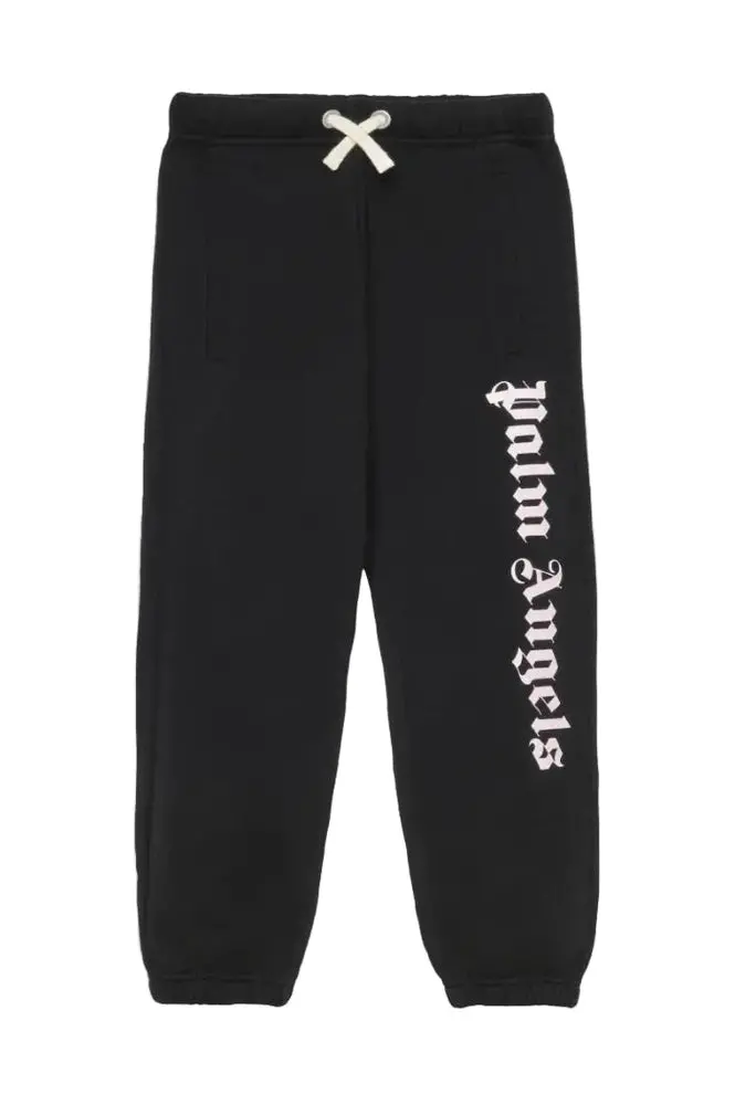 Palm Angels Kids Logo-Print Fleece Sweatpants For Boys 1